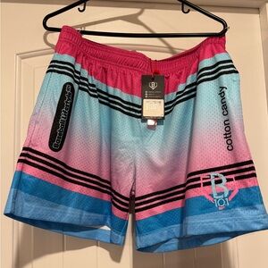 Baseball lifestyle 101 men’s medium cotton candy shorts